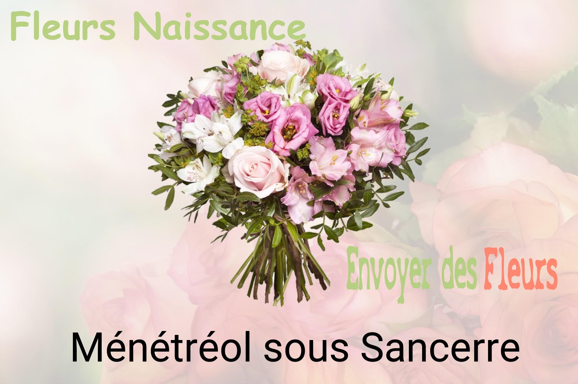 Bouquet de fleurs de naissance livré à Ménétréol-sous-Sancerre